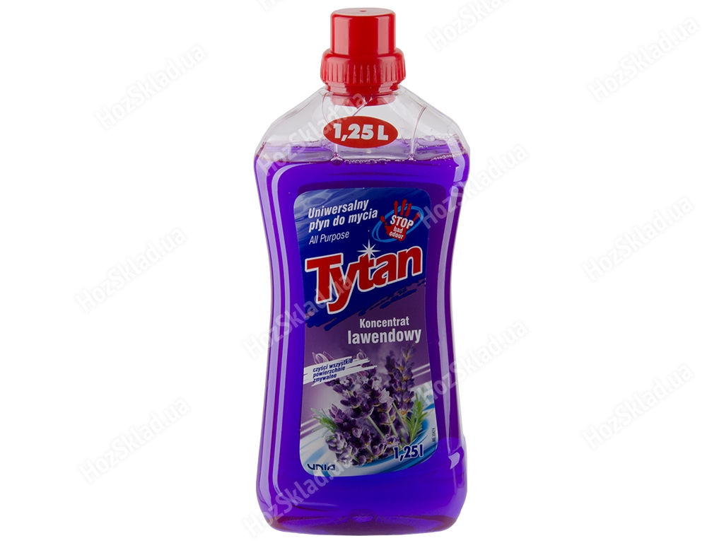 Рідина універсальна для миття Tytan концентрат 1,25л (лаванда)