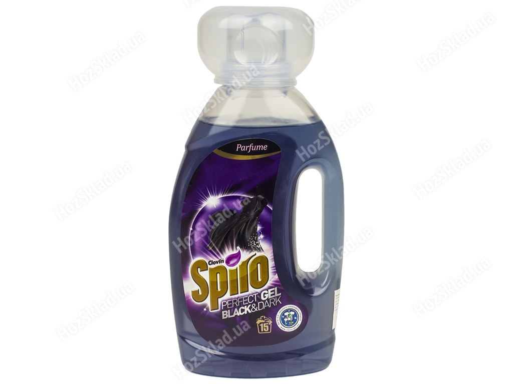 Гель для прання безфосфатний Spiro - Black&Dark 1л Польща