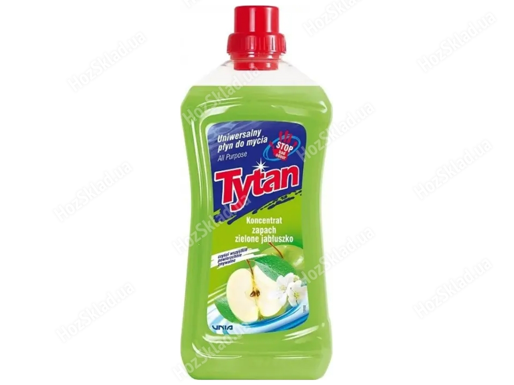 Рідина універсальна для миття Tytan Яблуко, концентрат, 1л