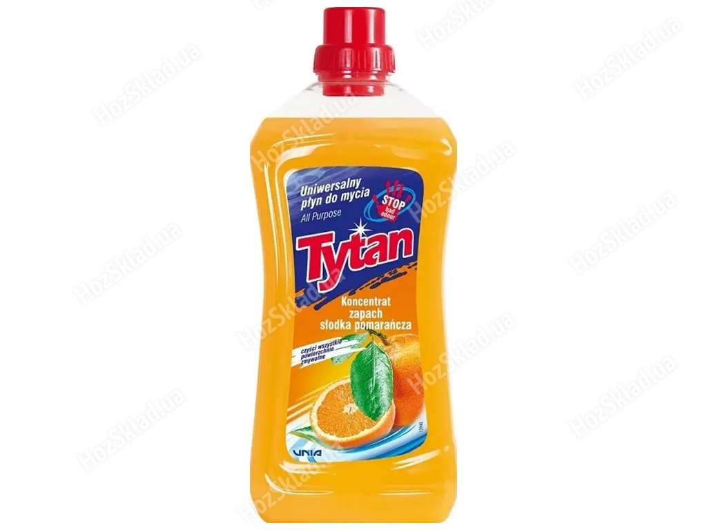Жидкость универсальная для мытья Tytan Апельсин, концентрат, 1л