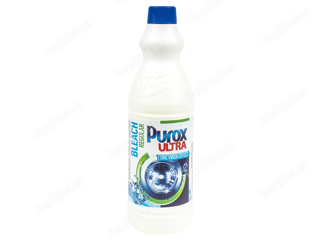 Відбілювач рідкий хлорний Purox Ultra Regular для білих тканин 1л