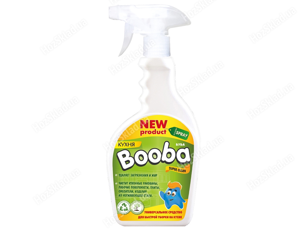 Засіб для чищення кухонних поверхонь Booba Super Clean Spray універсальний 500мл