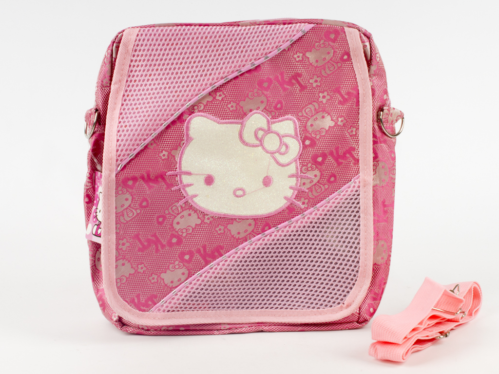 Сумка Hello Kitty брезентова рожева (НЕМАЄ В НАЯВНОСТІ)