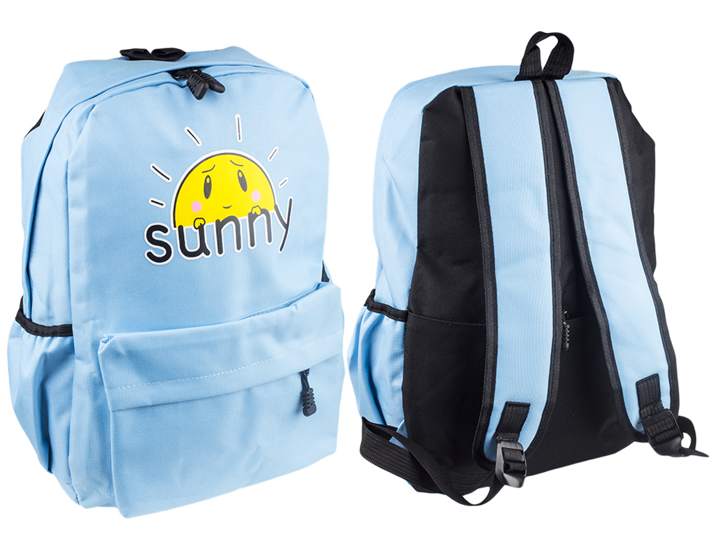 Рюкзак "Sunny" блакитний 27х14х42см
