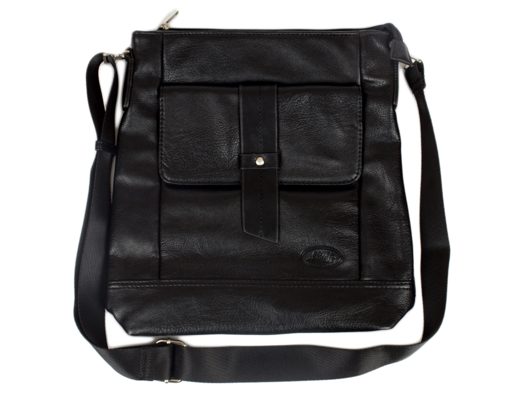 Сумка мужская "Roterhilte" кожзам. черная