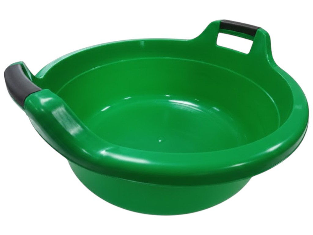 Таз круглый Консенсус, пластик, 40л, 57×23см, цвет зеленый