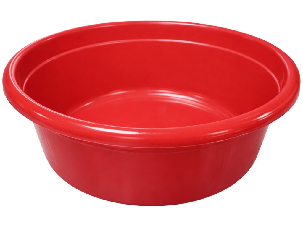 Таз круглый Консенсус, пластик, 50л, 62×25,5см, цвет красный