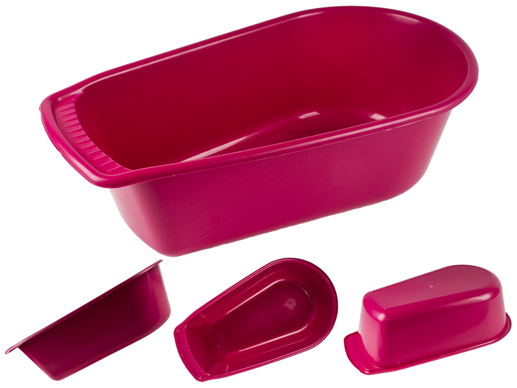 Ванна дитяча 40л (колір малиновий) Консенсус