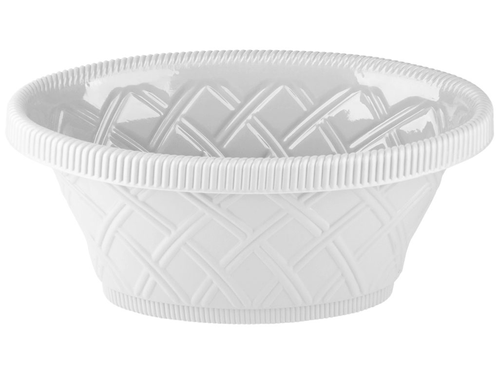 Горшок для цветов овальный №2 300x560мм 18л (цвет белый) Консенсус