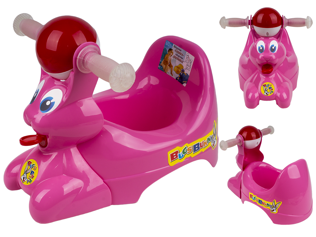 Горшок детский "Bugs Bunny" (цвет розовый) Консенсус