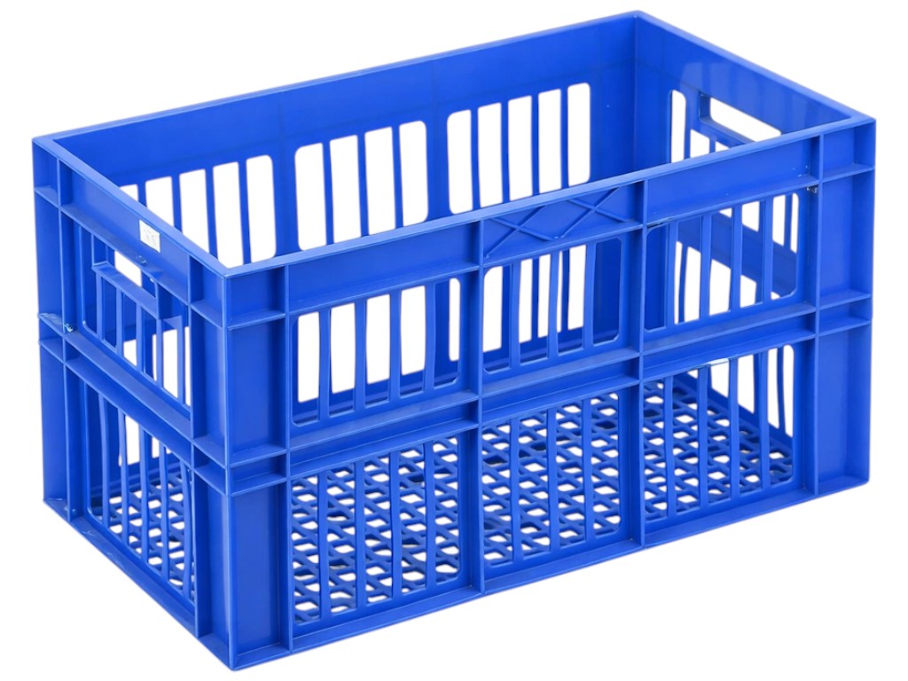 Ящик хлебный Консенсус, пластик, 36×36,6×66см, цвет синий