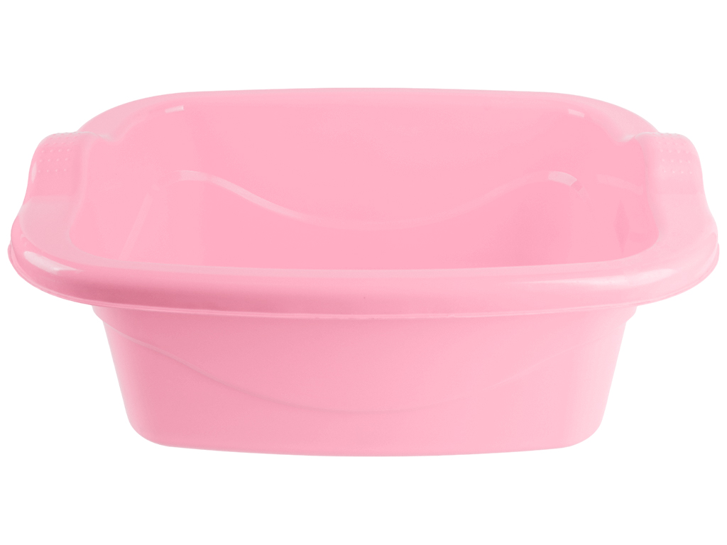 Таз прямокутний Лазурит Консенсус, 15л (Рожевий)