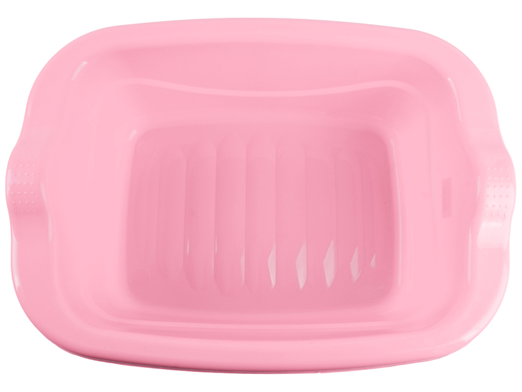 Таз прямокутний Лазурит Консенсус, 15л (Рожевий)