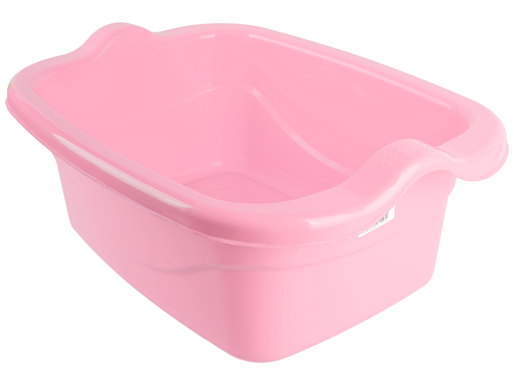 Таз прямокутний Лазурит Консенсус, 15л (Рожевий)