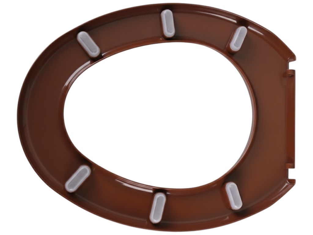 Сиденье для унитаза Люкс Консенсус, пластик, 40×37×4см, цвет коричневый