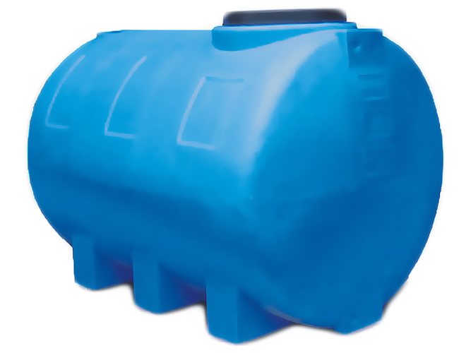 Емкость горизонтальная ОD - 1000 л диаметр горловины 42см