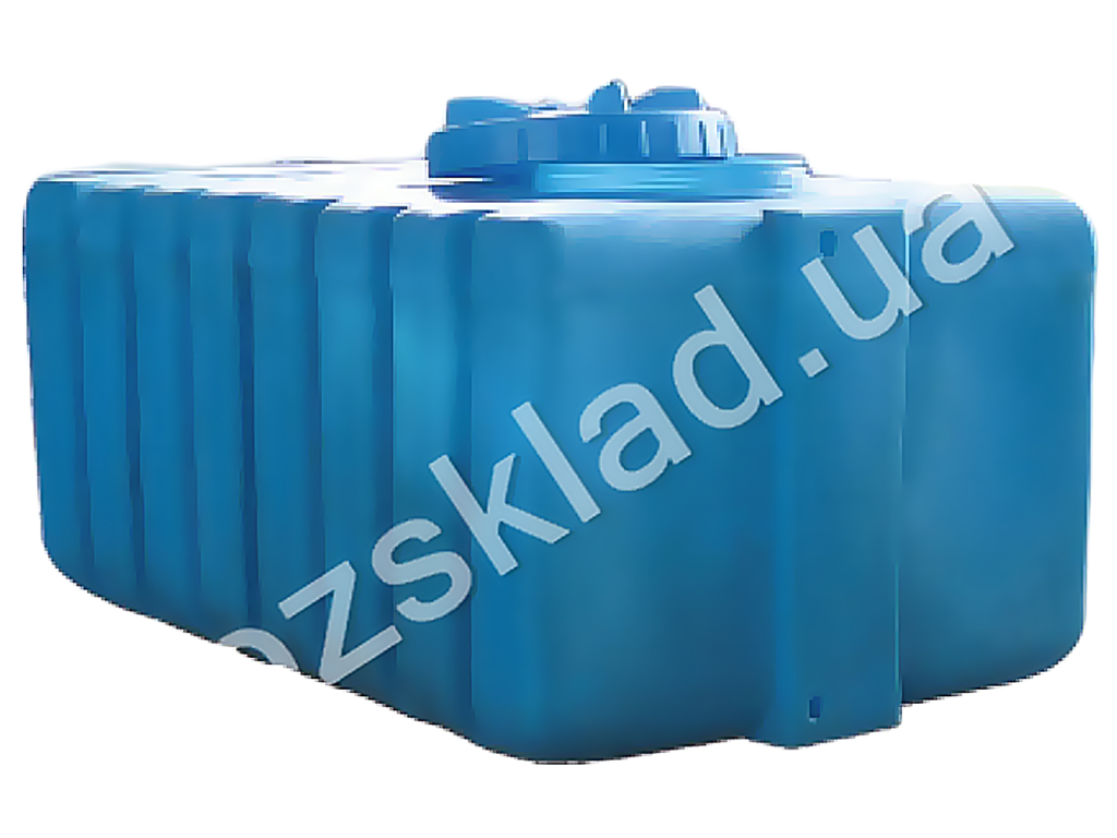 Емкость горизонтальная квадратная ОDкв - 1000 л диаметр горловины 42см