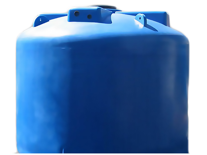 Емкость вертикальная круглая ОDS - 8000 л диаметр горловины 42см