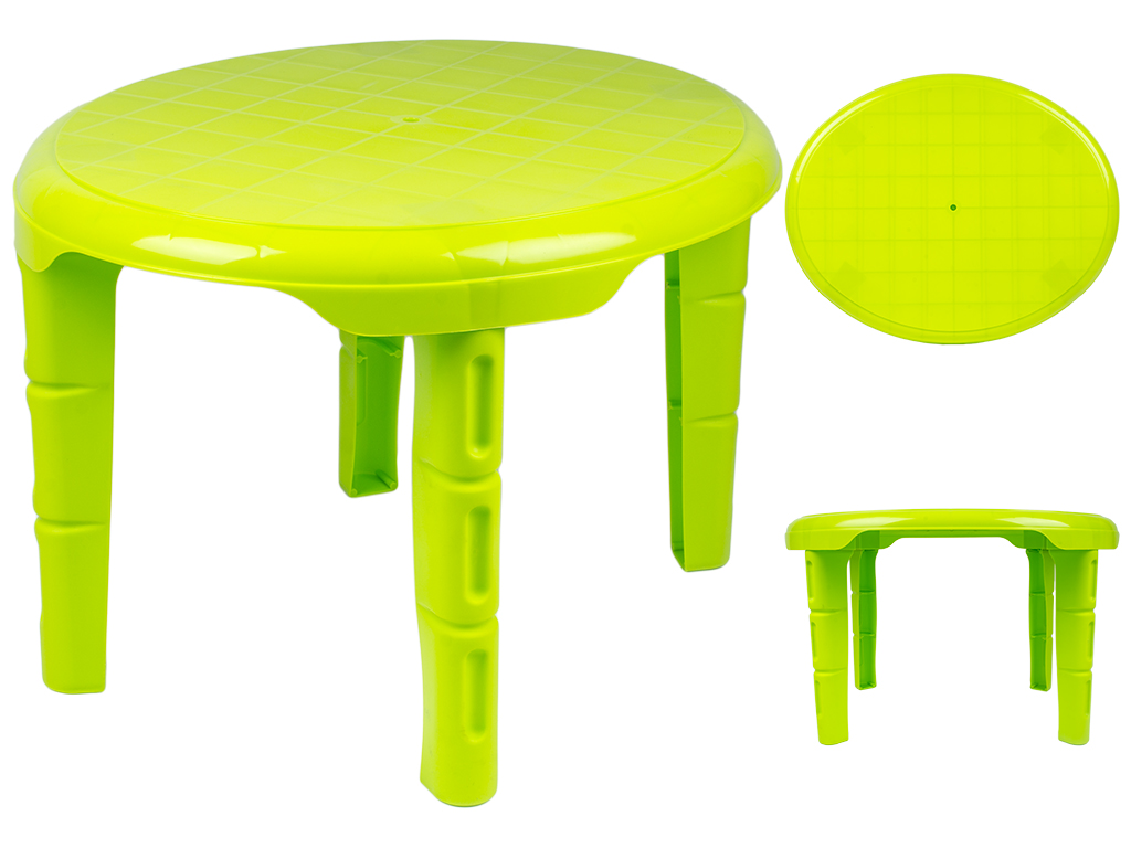 Стол детский овальный 76х41х47см (цвет салатовый) Консенсус
