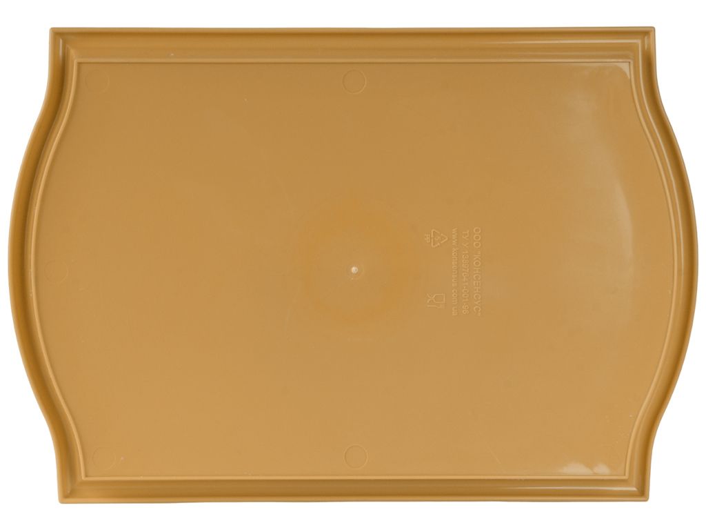 Таця 50х35см, (колір бежевий) Консенсус