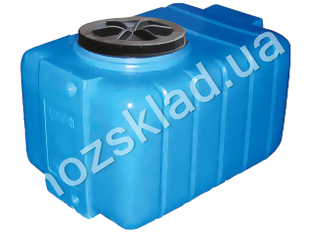 Емкость горизонтальная квадратная ОDкв - 200 л диаметр горловины 30см