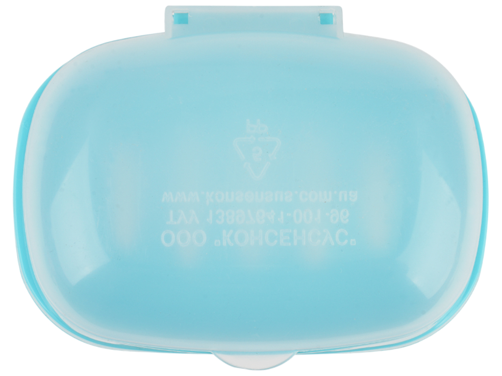Мильниця з кришкою (колір бірюза) Консенсус