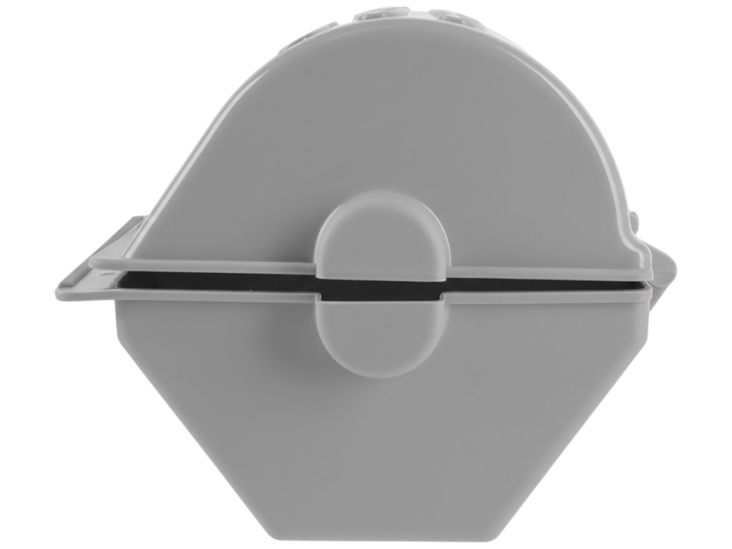 Держатель туалетной бумаги Консенсус, настенный, пластик, 15×15×30см, цвет металик