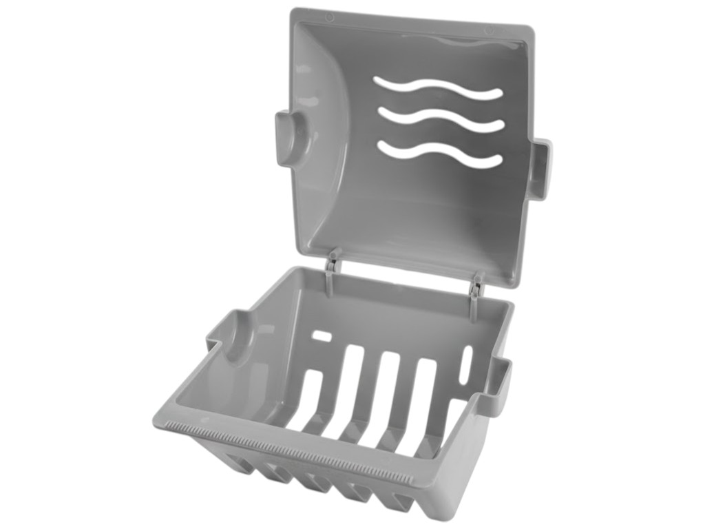 Держатель туалетной бумаги Консенсус, настенный, пластик, 15×15×30см, цвет металик