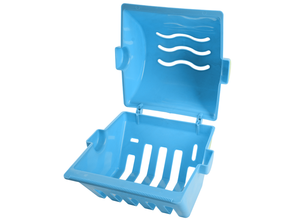 Держатель туалетной бумаги Консенсус, 15х15х30см (Голубой)