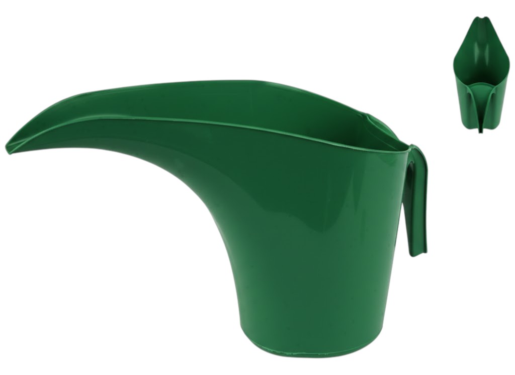 Лейка для комнатных растений Консенсус, пластик, 2л, 36×15×25см, цвет зеленый