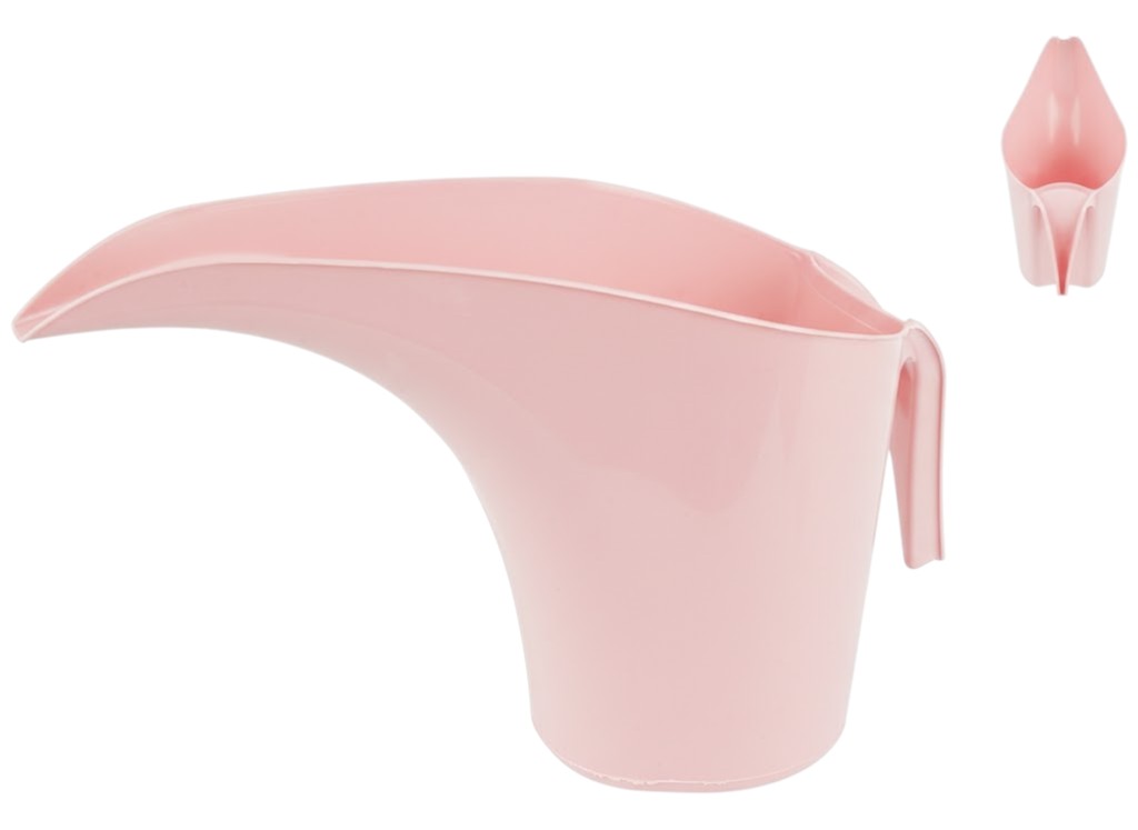 Лійка для кімнатних рослин Консенсус, пластик, 2л, 36×15×25см, колір рожевий