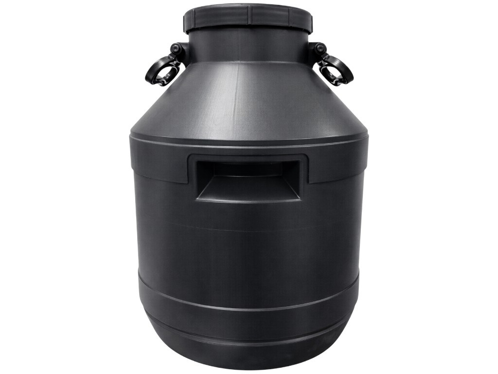 Бидон Консенсус, круглый, пластик, 40л, 15×60см, цвет черный