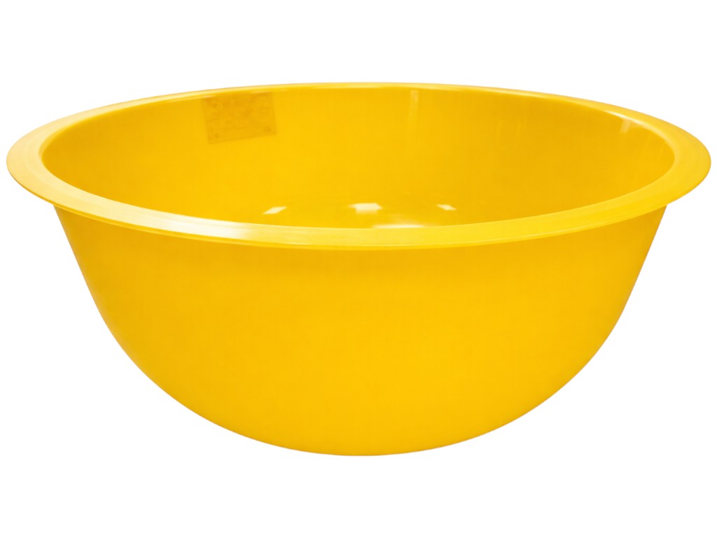 Миска кухонна Консенсус, пластик, 4л, 27,5×14,5см, колір жовтий