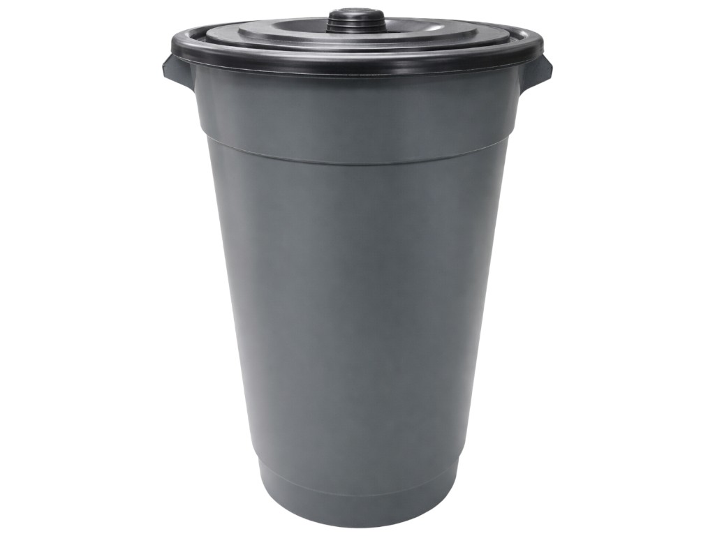 Ведро круглое Консенсус, с крышкой, пластик, 25л, 33,5×47см