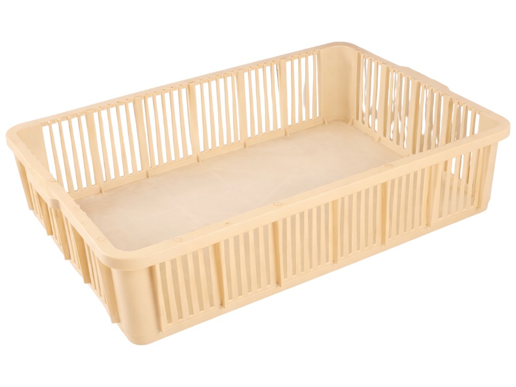 Ящик для перевозки цыплят Консенсус, пластик, 14,5×40×63см, цвет бежевый