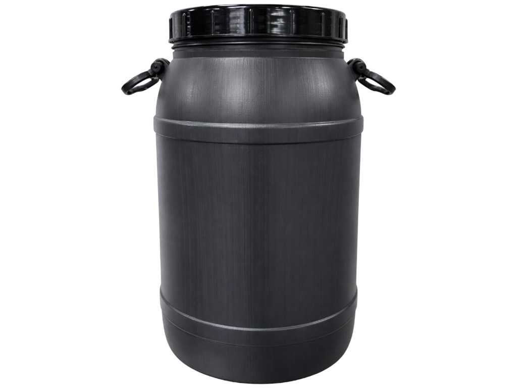 Бидон Консенсус, круглый, пластик, 30л, 25×49см, цвет черный