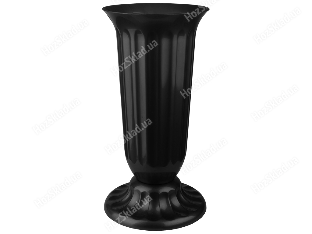 Ваза для квітів №1 190x38мм (колір чорний) Консенсус