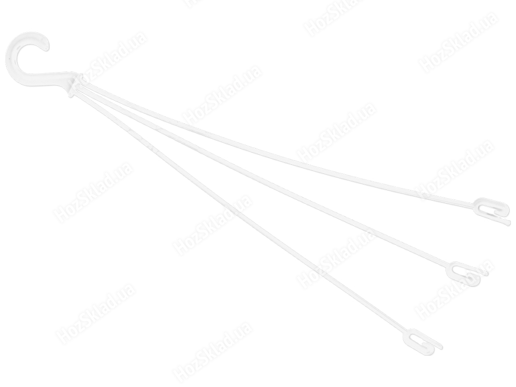 Підвіска для кашпо (універсальна), L-47,5см (колір білий) Консенсус