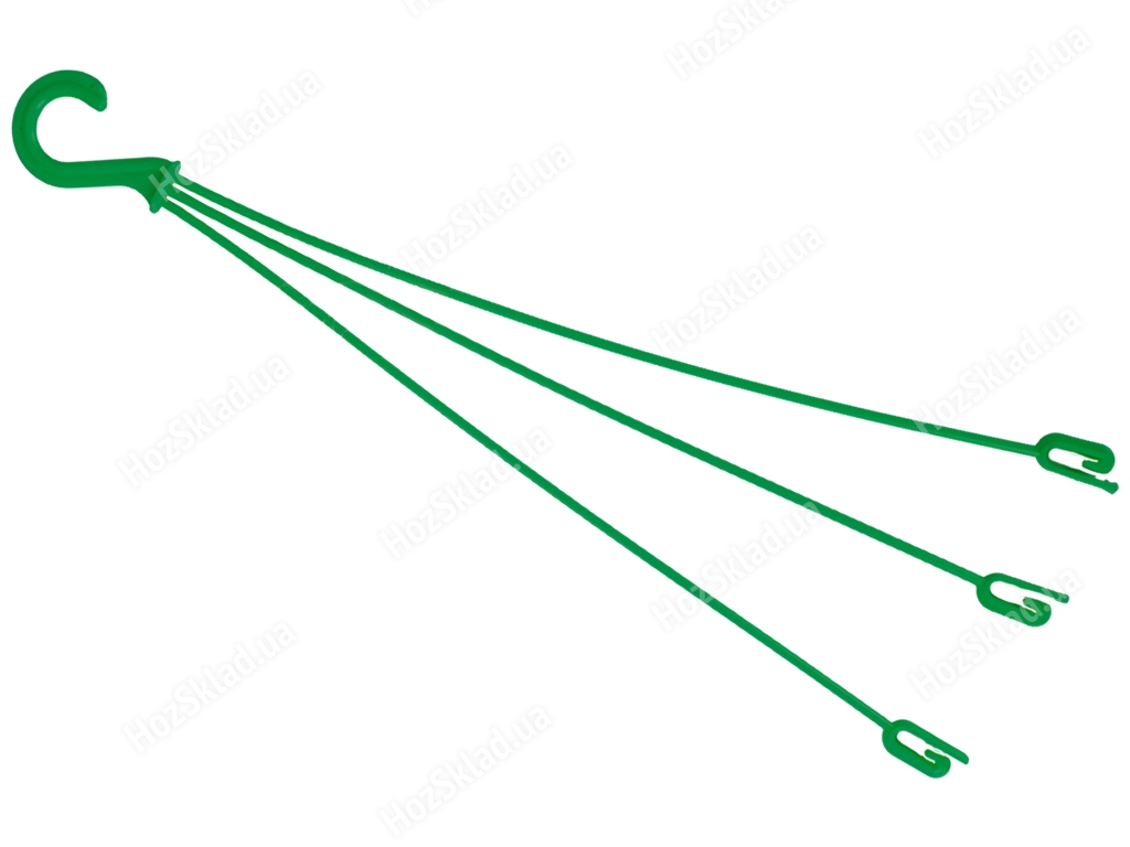 Подвеска для кашпо (универсальная), L-47,5см (цвет зеленый) Консенсус