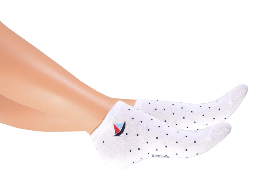 Носки женские укороченные бамбуковые 316, р.21-23 (35-37р.) (цвет белый) Дюна