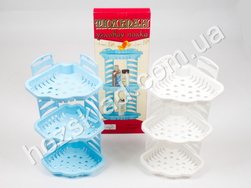 Полиця настінна "Тюльпан" кутова (5 кольорів) Efe plastics