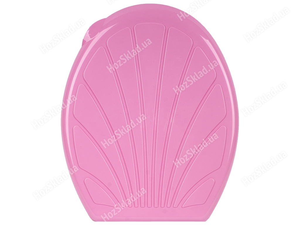 Купить Сиденье для унитаза пластиковая Ромашка (цвет - розовый) Efe plastics - фото 2