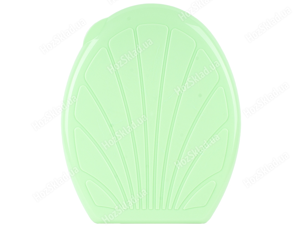 Сиденье для унитаза пластиковая Ромашка (цвет - салатовый) Efe plastics