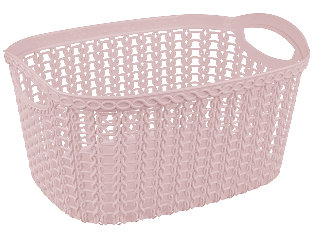 Кошик ажурний універсальний Efe Plastics Косичка (колір капучино) 32х24х16см 5л