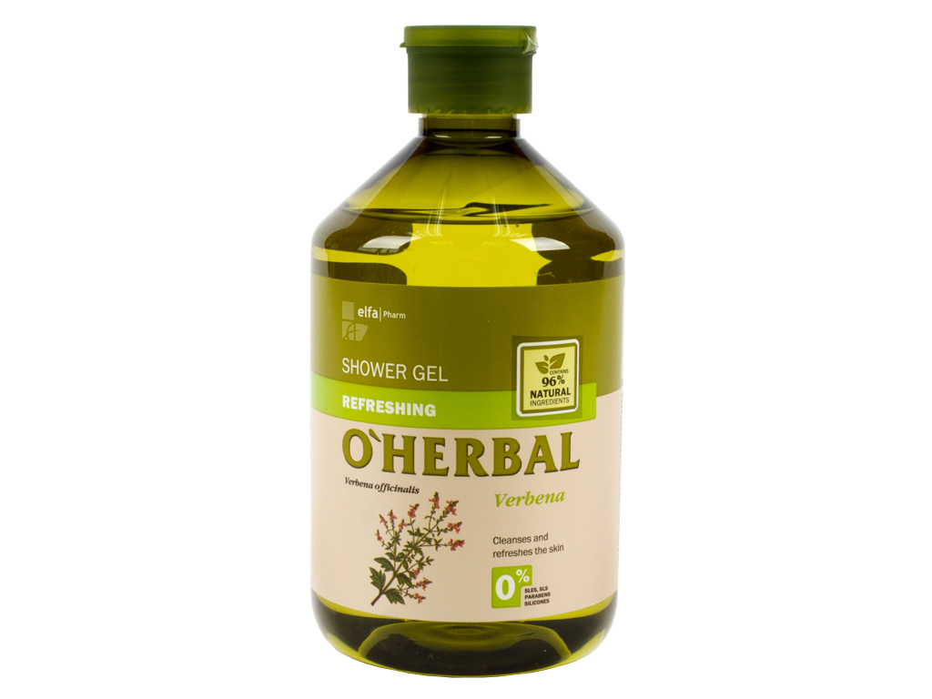 Органический гель для душа O’Herbal "Освежающий с экстрактом вербены" 500мл