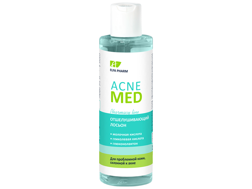 Лосьйон відлущуючий Acne Med для проблемної шкіри, схильної до акне 200мл