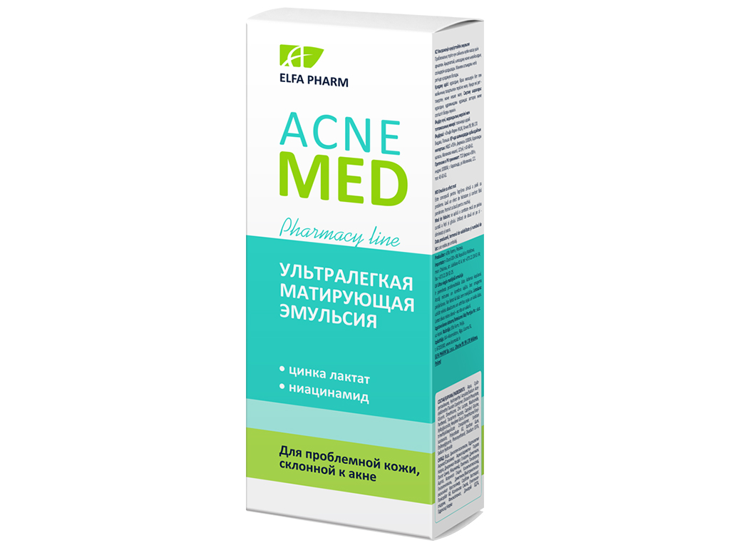Емульсія ультралегка матуюча Acne Med для проблемної шкіри 40мл
