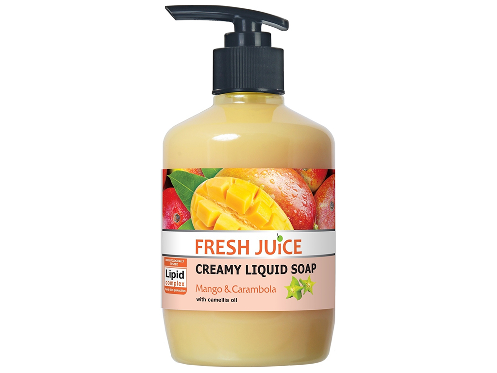 Крем-мило Fresh Juice Mango&Carambola, 460мл
