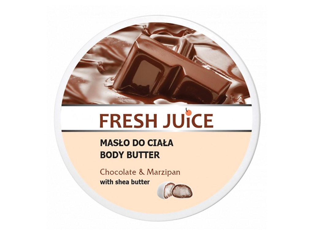 Крем-масло для тіла шоколад і марципан Fresh juice, 225мл