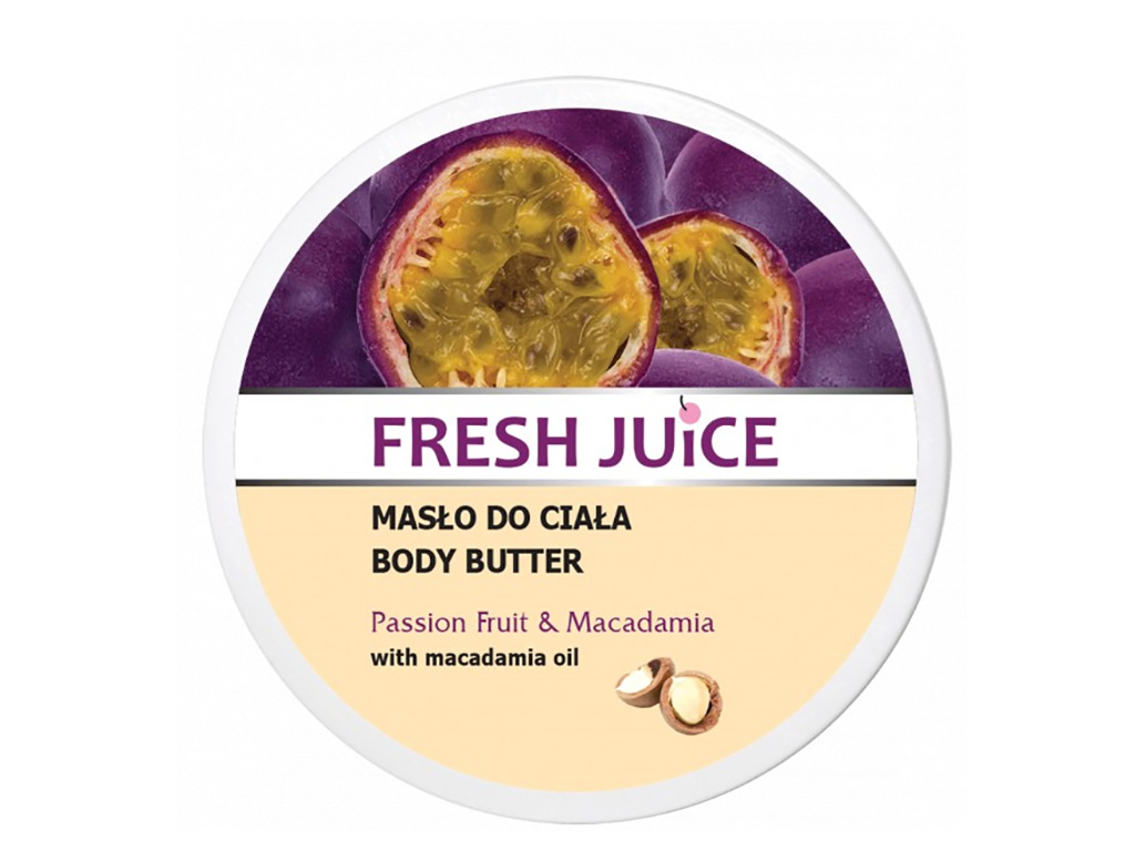 Крем-масло для тіла passion фруктово-макадамове Fresh juice, 225мл